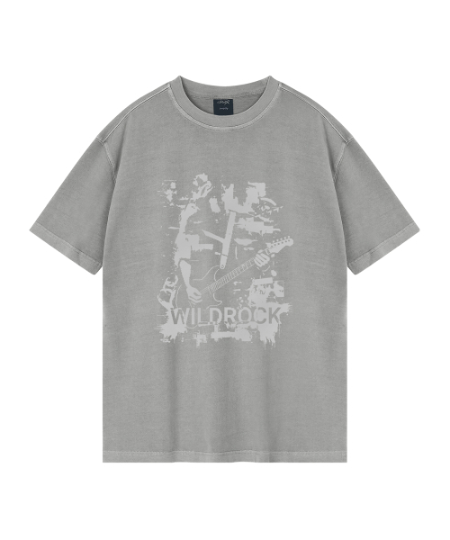 WILDROCK(ワイルドロック)の「リフセッション ピグメントオーバーフィット半袖Tシャツ(Tシャツ/カットソー・メンズ・ピンク/ブルー/チャコール/ライトパープル/ライトグレー/カーキ・SMALL/MEDIUM/LARGE)」の11枚目の写真