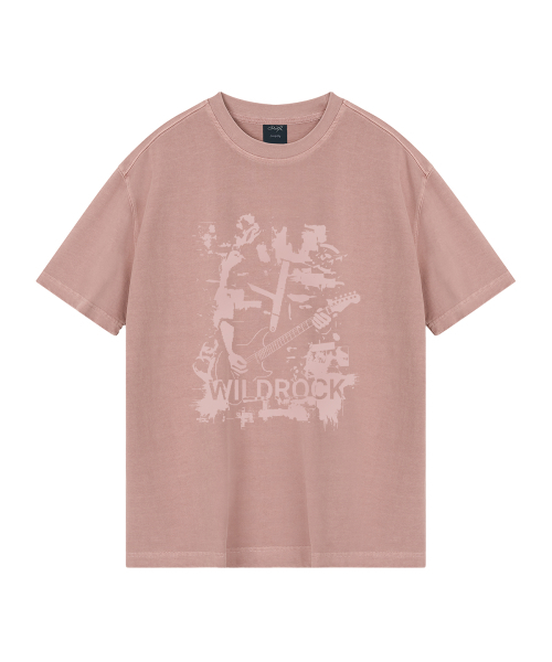 WILDROCK(ワイルドロック)の「リフセッション ピグメントオーバーフィット半袖Tシャツ(Tシャツ/カットソー・メンズ・ピンク/ブルー/チャコール/ライトパープル/ライトグレー/カーキ・SMALL/MEDIUM/LARGE)」の12枚目の写真