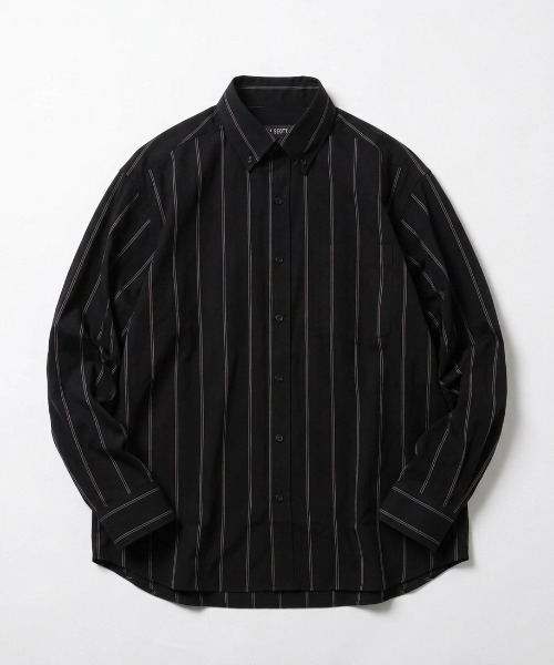 LYLE&SCOTT（ライルアンドスコット）の「2026AW Lyle&Scott/ライルアンドスコット ストライプ/チェック/無地 ボタンダウン長袖シャツ（シャツ/ブラウス・メンズ・ブラック系その他/グレー系その他/グリーン系その他/ブルー系その他/イエロー系その他/レッド系その他・LL/M/L）」の2枚目の写真