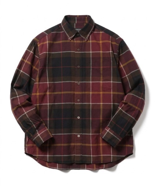 LYLE&SCOTT（ライルアンドスコット）の「2026AW Lyle&Scott/ライルアンドスコット ストライプ/チェック/無地 ボタンダウン長袖シャツ（シャツ/ブラウス・メンズ・ブラック系その他/グレー系その他/グリーン系その他/ブルー系その他/イエロー系その他/レッド系その他・LL/M/L）」の6枚目の写真