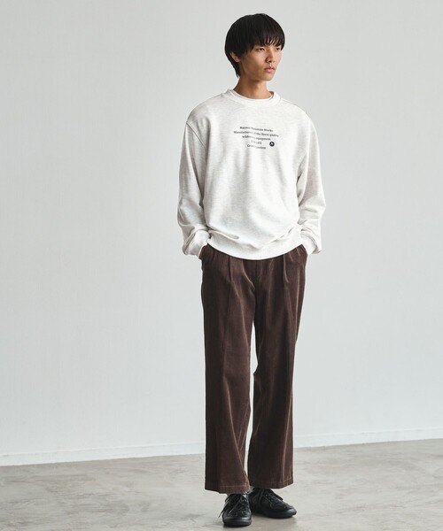 MARMOT（マーモット）の「【別注】＜Marmot＞ Message 長袖 スウェット（スウェット・メンズ・ライトグレー/ダークグレー・M/L/XL）」の4枚目の写真