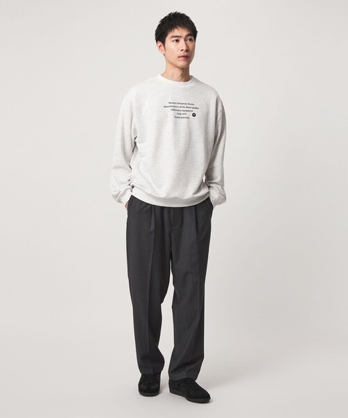 MARMOT（マーモット）の「【別注】＜Marmot＞ Message 長袖 スウェット（スウェット・メンズ・ライトグレー/ダークグレー・M/L/XL）」の8枚目の写真