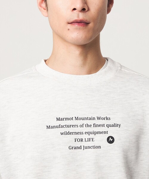 MARMOT（マーモット）の「【別注】＜Marmot＞ Message 長袖 スウェット（スウェット・メンズ・ライトグレー/ダークグレー・M/L/XL）」の15枚目の写真