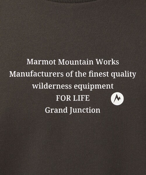 MARMOT（マーモット）の「【別注】＜Marmot＞ Message 長袖 スウェット（スウェット・メンズ・ライトグレー/ダークグレー・M/L/XL）」の22枚目の写真