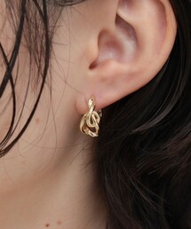結びラインワンタッチピアス