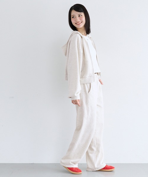 coca(coca)(コカ)の「ユース クロップドパーカー(パーカー・レディース・ブラック/ライトグレー・S/M/L)」の8枚目の写真