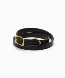 417 EDIFICE | TORY LEATHER / トリーレザー 3/4 wide plain creased belt(ベルト)