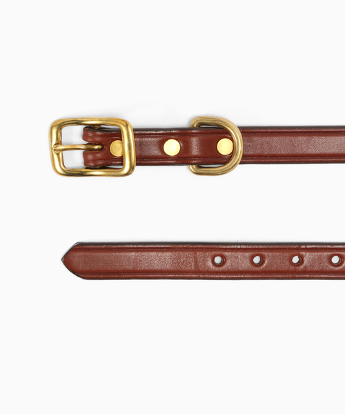 417 EDIFICE(フォーワンセブンエディフィス)の「TORY LEATHER / トリーレザー 3/4 wide plain creased belt(ベルト・メンズ・ブラック/キャメル・30/32/34)」の3枚目の写真