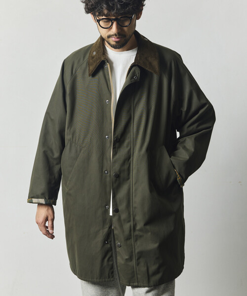 Barbour(バブアー)の「Barbour/バブアー 別注 TRANSPORT COAT(ブルゾン・メンズ・オリーブ/ブラック/ブラウン・40/38/42)」の3枚目の写真
