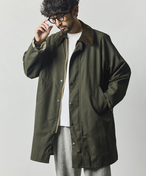 Barbour(バブアー)の「Barbour/バブアー 別注 TRANSPORT COAT(ブルゾン・メンズ・オリーブ/ブラック/ブラウン・40/38/42)」の4枚目の写真