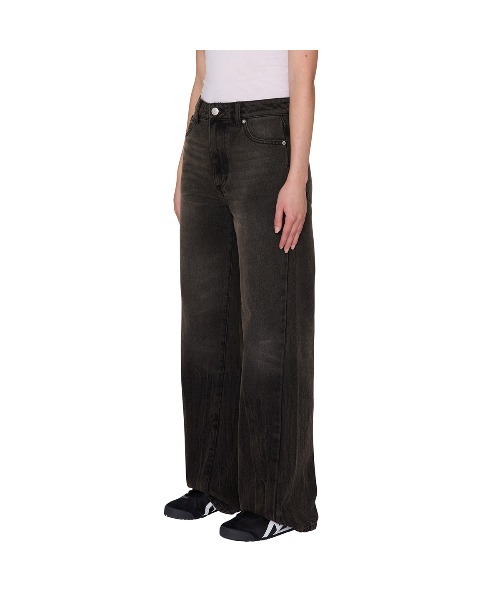 OBEY(オベイ)の「OBEY ELARA 5 POCKET DENIM(オベイ エララ 5ポケット デニム)(デニムパンツ・レディース・ブラック系・MEDIUM/LARGE/X-LARGE)」の3枚目の写真