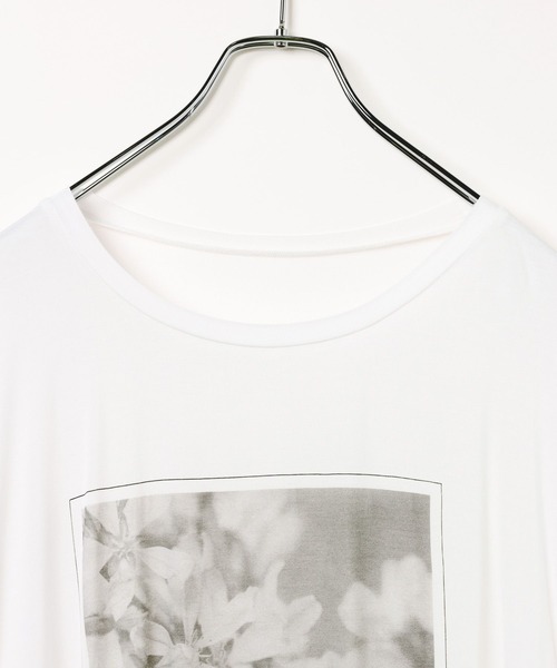 BAYFLOW（ベイフロー）の「スムースタッチプリントロングスリーブT（Tシャツ/カットソー・レディース・ホワイト系1/ホワイト系2/ブラック・SMALL/MEDIUM）」の12枚目の写真