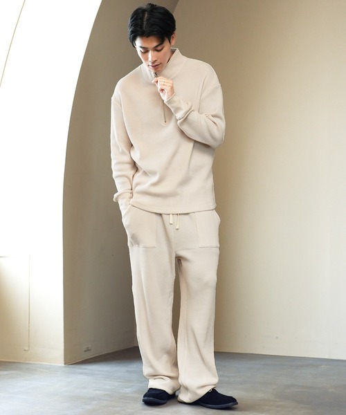 jiggys shop(ジギーズショップ)の「ヘビーオンス 速乾 サーマルワッフル イージーベイカーパンツ(その他パンツ・メンズ・ブラック/グレー/アイボリー・MEDIUM/LARGE/X-LARGE)」の13枚目の写真