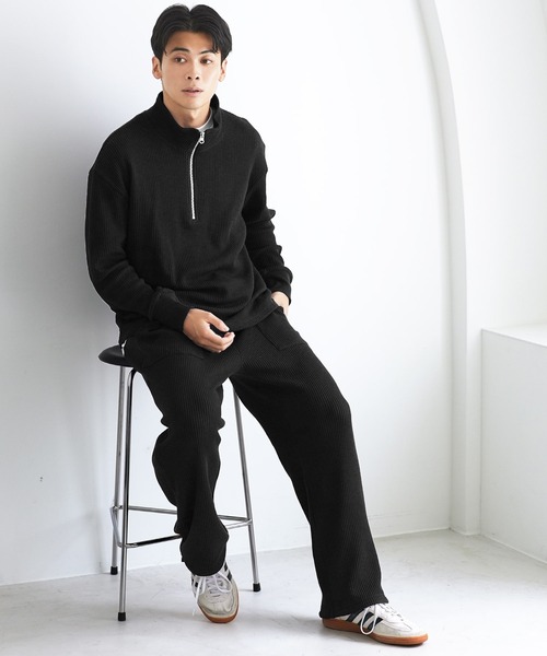 jiggys shop(ジギーズショップ)の「ヘビーオンス 速乾 サーマルワッフル イージーベイカーパンツ(その他パンツ・メンズ・ブラック/グレー/アイボリー・MEDIUM/LARGE/X-LARGE)」の16枚目の写真
