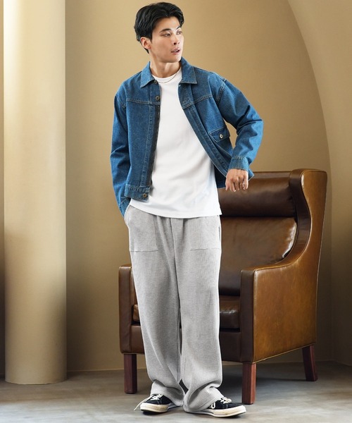 jiggys shop(ジギーズショップ)の「ヘビーオンス 速乾 サーマルワッフル イージーベイカーパンツ(その他パンツ・メンズ・ブラック/グレー/アイボリー・MEDIUM/LARGE/X-LARGE)」の7枚目の写真