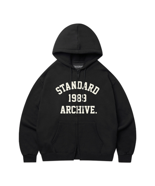 1989STANDARD(1989スタンダード)の「STANDARD ARCH フードパーカー (STJSTD-0254)(パーカー・メンズ・ライトグレー/ダークグレー/ブラック・MEDIUM/X-LARGE/LARGE)」の1枚目の写真
