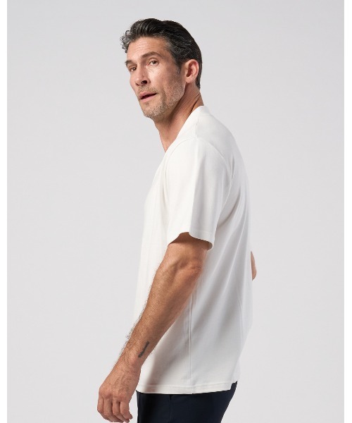 wjk(ダヴルジェイケイ)の「luxury cotton smart collar S/S(Tシャツ/カットソー・メンズ・ホワイト/ブラック/ネイビー・LARGE/MEDIUM/SMALL/X-LARGE)」の6枚目の写真