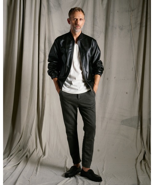 wjk(ダヴルジェイケイ)の「luxury cotton smart collar S/S(Tシャツ/カットソー・メンズ・ホワイト/ブラック/ネイビー・LARGE/MEDIUM/SMALL/X-LARGE)」の20枚目の写真