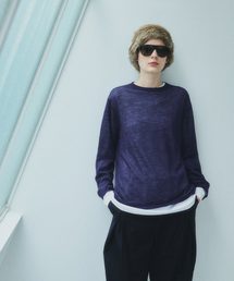 CALMER（カルメール）の「CASHIMERE/SILK PULLOVER / カシミヤ・シルクプルオーバー（ニット/セーター）」