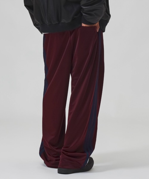 adidas(アディダス)の「アディダス adidas スタジアム トリコット ルーズフィット ストレート レッグ パンツ(その他パンツ・メンズ・ネイビー/ブラック/バーガンディー・L/S/3L/LL/M)」の19枚目の写真