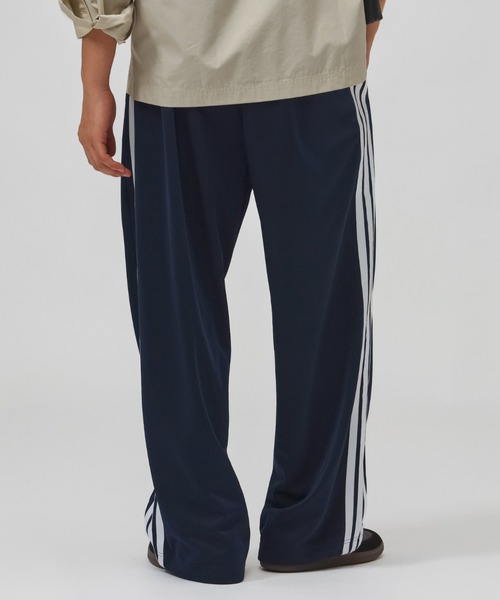 adidas(アディダス)の「アディダス adidas スタジアム トリコット ルーズフィット ストレート レッグ パンツ(その他パンツ・メンズ・ネイビー/ブラック/バーガンディー・L/S/3L/LL/M)」の6枚目の写真