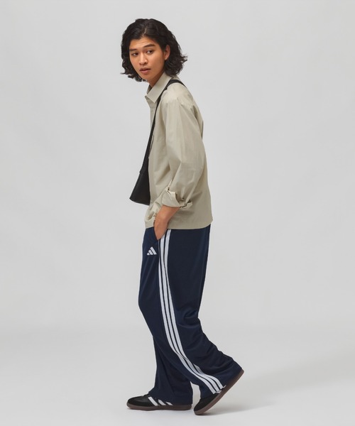 adidas(アディダス)の「アディダス adidas スタジアム トリコット ルーズフィット ストレート レッグ パンツ(その他パンツ・メンズ・ネイビー/ブラック/バーガンディー・L/S/3L/LL/M)」の8枚目の写真