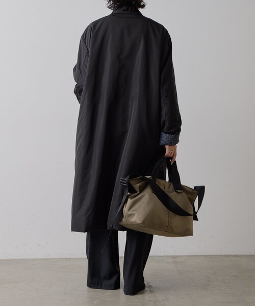 ear PAPILLONNER（イアパピヨネ）の「《リバーシブル/撥水》sampo×ear中綿ロングコート（その他アウター・レディース・ブラック/ベージュ・FREE）」の7枚目の写真
