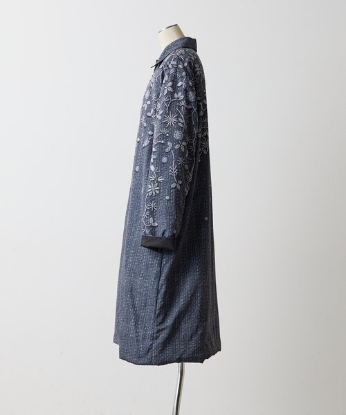ear PAPILLONNER（イアパピヨネ）の「《リバーシブル/撥水》sampo×ear中綿ロングコート（その他アウター・レディース・ブラック/ベージュ・FREE）」の15枚目の写真