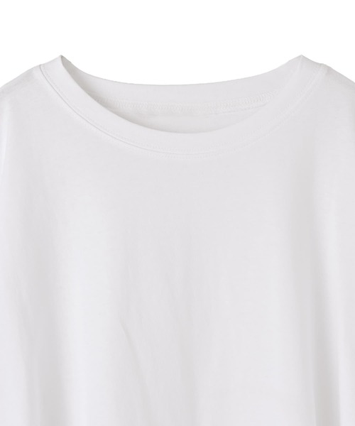 STYLE DELI(スタイルデリ)の「【DELI by】大人の抜け感ドルマンTトップス(Tシャツ/カットソー・レディース・ブラック/ホワイト・M)」の3枚目の写真