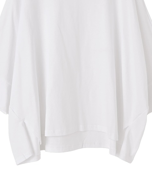 STYLE DELI(スタイルデリ)の「【DELI by】大人の抜け感ドルマンTトップス(Tシャツ/カットソー・レディース・ブラック/ホワイト・M)」の5枚目の写真