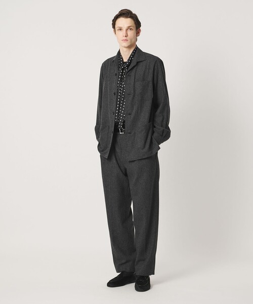 UNITED ARROWS(ユナイテッドアローズ)の「エターミン シャツジャケット(シャツ/ブラウス・メンズ・ダークグレー・S/L/M)」の4枚目の写真
