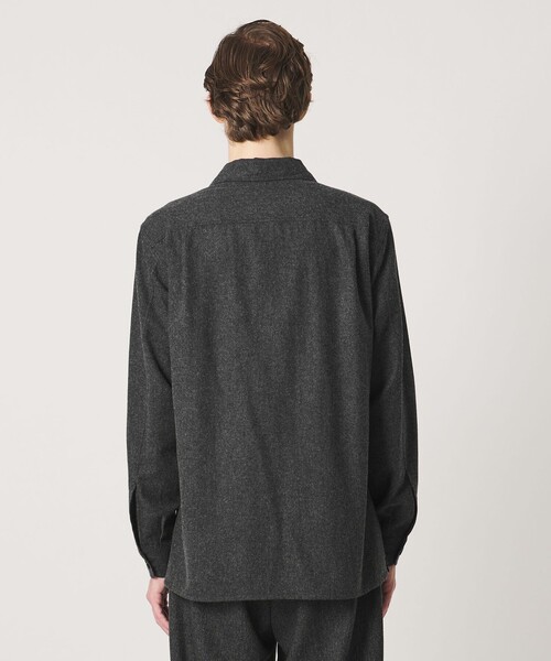 UNITED ARROWS(ユナイテッドアローズ)の「エターミン シャツジャケット(シャツ/ブラウス・メンズ・ダークグレー・S/L/M)」の7枚目の写真