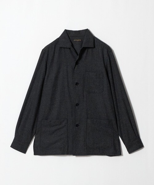 UNITED ARROWS(ユナイテッドアローズ)の「エターミン シャツジャケット(シャツ/ブラウス・メンズ・ダークグレー・S/L/M)」の8枚目の写真