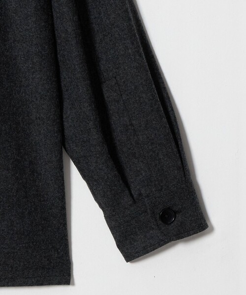 UNITED ARROWS(ユナイテッドアローズ)の「エターミン シャツジャケット(シャツ/ブラウス・メンズ・ダークグレー・S/L/M)」の11枚目の写真