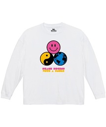 NOBOUND（ノーバウンド） 長袖Tシャツ イラスト プリント ボックスシルエット トップス カットソー レディース ユニセックス ストリート