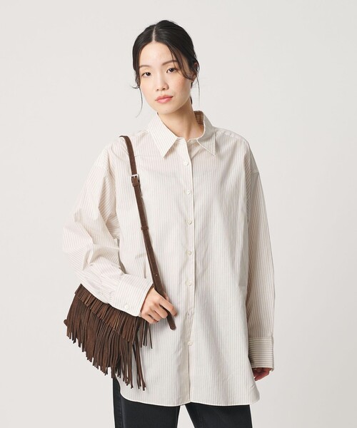 BEAUTY&YOUTH UNITED ARROWS(ビューティーアンドユースユナイテッドアローズ)の「コットンブロード レギュラーカラー シャツ(シャツ/ブラウス・レディース・その他1/ホワイト/コバルトブルー・S/M)」の13枚目の写真