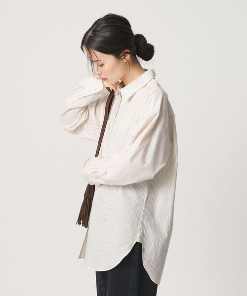 BEAUTY&YOUTH UNITED ARROWS(ビューティーアンドユースユナイテッドアローズ)の「コットンブロード レギュラーカラー シャツ(シャツ/ブラウス・レディース・その他1/ホワイト/コバルトブルー・S/M)」の14枚目の写真