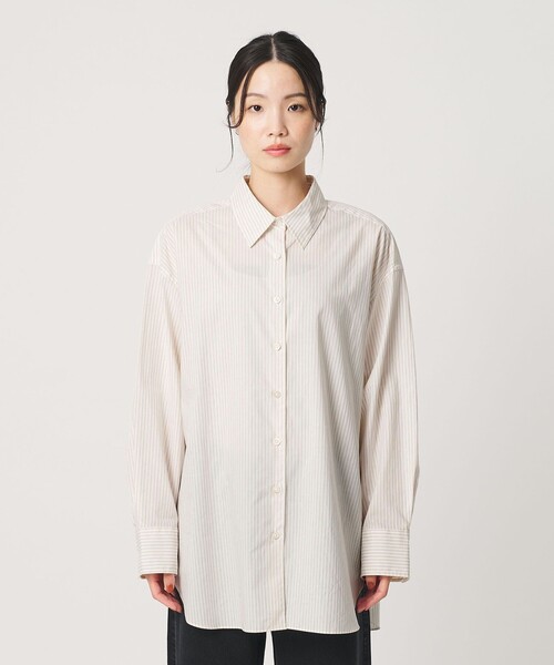 BEAUTY&YOUTH UNITED ARROWS(ビューティーアンドユースユナイテッドアローズ)の「コットンブロード レギュラーカラー シャツ(シャツ/ブラウス・レディース・その他1/ホワイト/コバルトブルー・S/M)」の7枚目の写真