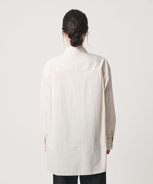 BEAUTY&YOUTH UNITED ARROWS(ビューティーアンドユースユナイテッドアローズ)の「コットンブロード レギュラーカラー シャツ(シャツ/ブラウス・レディース・その他1/ホワイト/コバルトブルー・S/M)」の9枚目の写真