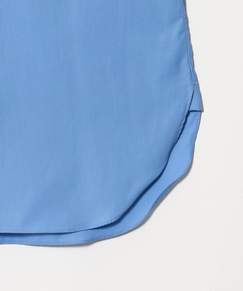 BEAUTY&YOUTH UNITED ARROWS(ビューティーアンドユースユナイテッドアローズ)の「コットンブロード レギュラーカラー シャツ(シャツ/ブラウス・レディース・その他1/ホワイト/コバルトブルー・S/M)」の4枚目の写真