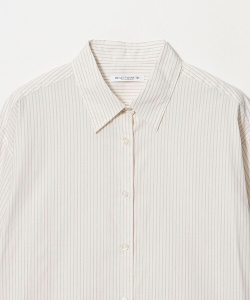 BEAUTY&YOUTH UNITED ARROWS(ビューティーアンドユースユナイテッドアローズ)の「コットンブロード レギュラーカラー シャツ(シャツ/ブラウス・レディース・その他1/ホワイト/コバルトブルー・S/M)」の17枚目の写真