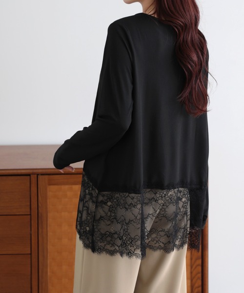 LUMIRA(アパレル)(ルミラ)の「裾レースイレヘム ノースリ プルオーバー(Tシャツ/カットソー・レディース・ホワイト系その他2/ブラック系その他2/ホワイト系その他4/ホワイト系その他/ブラック系その他3/ホワイト系その他3/ブラック系その他/ブラック系その他4・FREE)」の22枚目の写真