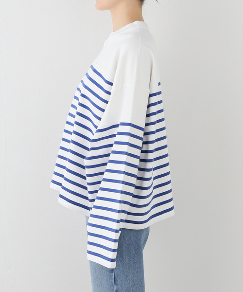 JOURNAL STANDARD LUXE（ジャーナルスタンダード　ラックス）の「25TH BORDER WIDE SHORT（Tシャツ/カットソー・レディース・ブルー・FREE）」の10枚目の写真