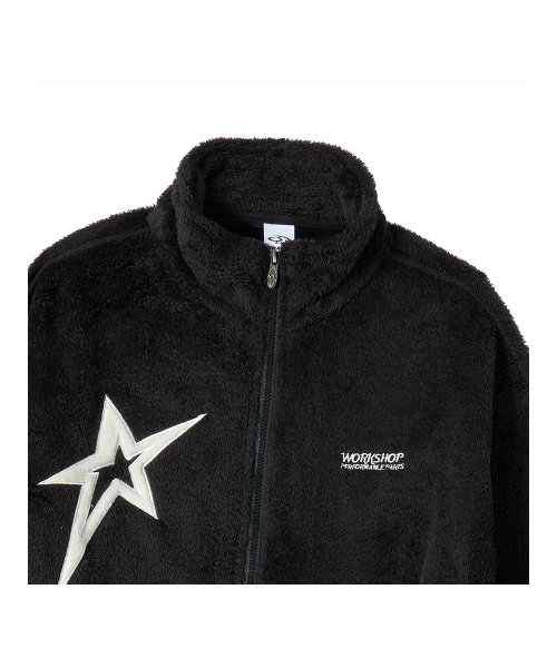 TRAVEL(トラベル)の「スター ポーラ ハイネック ボアジャケット ブラック(その他アウター・レディース・その他・SMALL/MEDIUM/LARGE)」の6枚目の写真