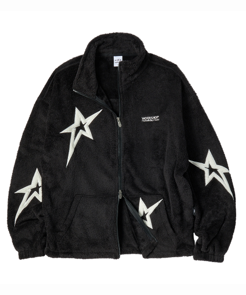TRAVEL(トラベル)の「スター ポーラ ハイネック ボアジャケット ブラック(その他アウター・レディース・その他・SMALL/MEDIUM/LARGE)」の7枚目の写真