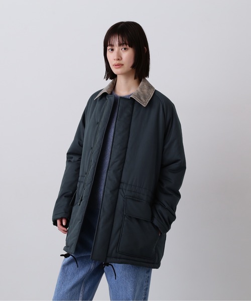 YLEVE(イレーヴ)の「YLEVE / FINX COTTON PADDING COAT(ダウンジャケット/コート・レディース・カーキ/ネイビー・1/2)」の1枚目の写真