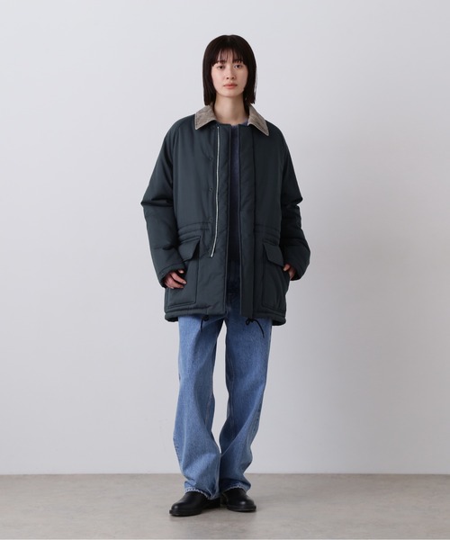YLEVE(イレーヴ)の「YLEVE / FINX COTTON PADDING COAT(ダウンジャケット/コート・レディース・カーキ/ネイビー・1/2)」の15枚目の写真