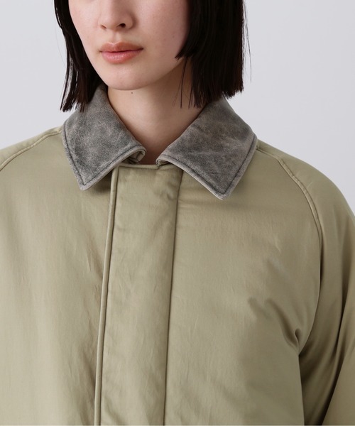 YLEVE(イレーヴ)の「YLEVE / FINX COTTON PADDING COAT(ダウンジャケット/コート・レディース・カーキ/ネイビー・1/2)」の12枚目の写真