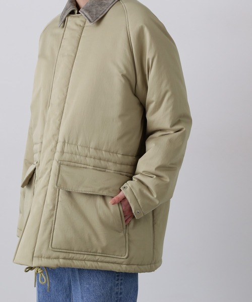 YLEVE(イレーヴ)の「YLEVE / FINX COTTON PADDING COAT(ダウンジャケット/コート・レディース・カーキ/ネイビー・1/2)」の13枚目の写真