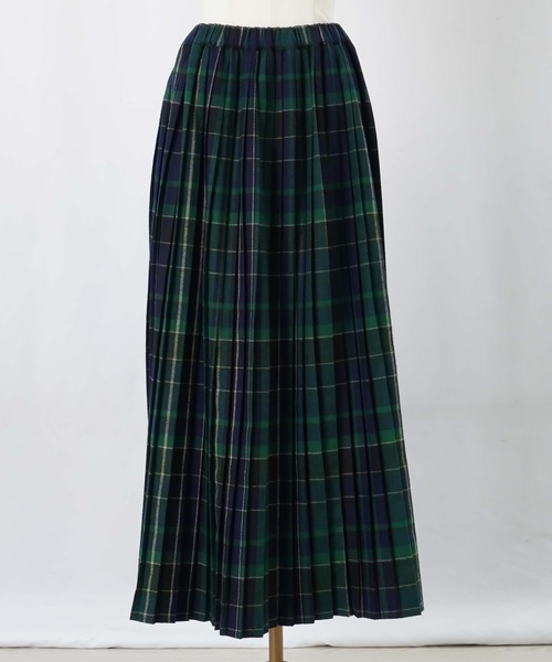 LUCA/LADY LUCK LUCA(ルカ/レディラックルカ)の「LC/LLL 起毛チェックプリーツスカート(スカート・レディース・グリーン/イエロー・FREE)」の17枚目の写真